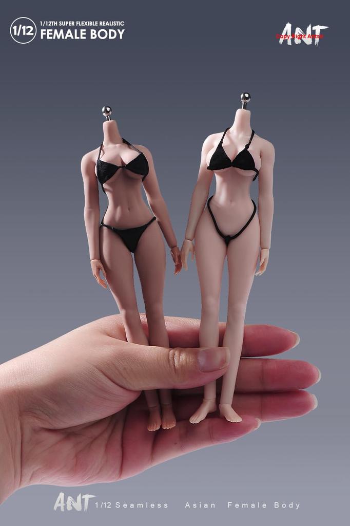 scale female super fitness large removable pale legs Sandan cm tall female soldier action doll toy 1/12 body, 6-inch version, body, breasts, / skin,