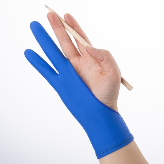 1Pc Artist Drawing Glove Stretchy Prevent Mess Up Firm Stitching Pencil Graphics Anti-mistouch Gloves for Office