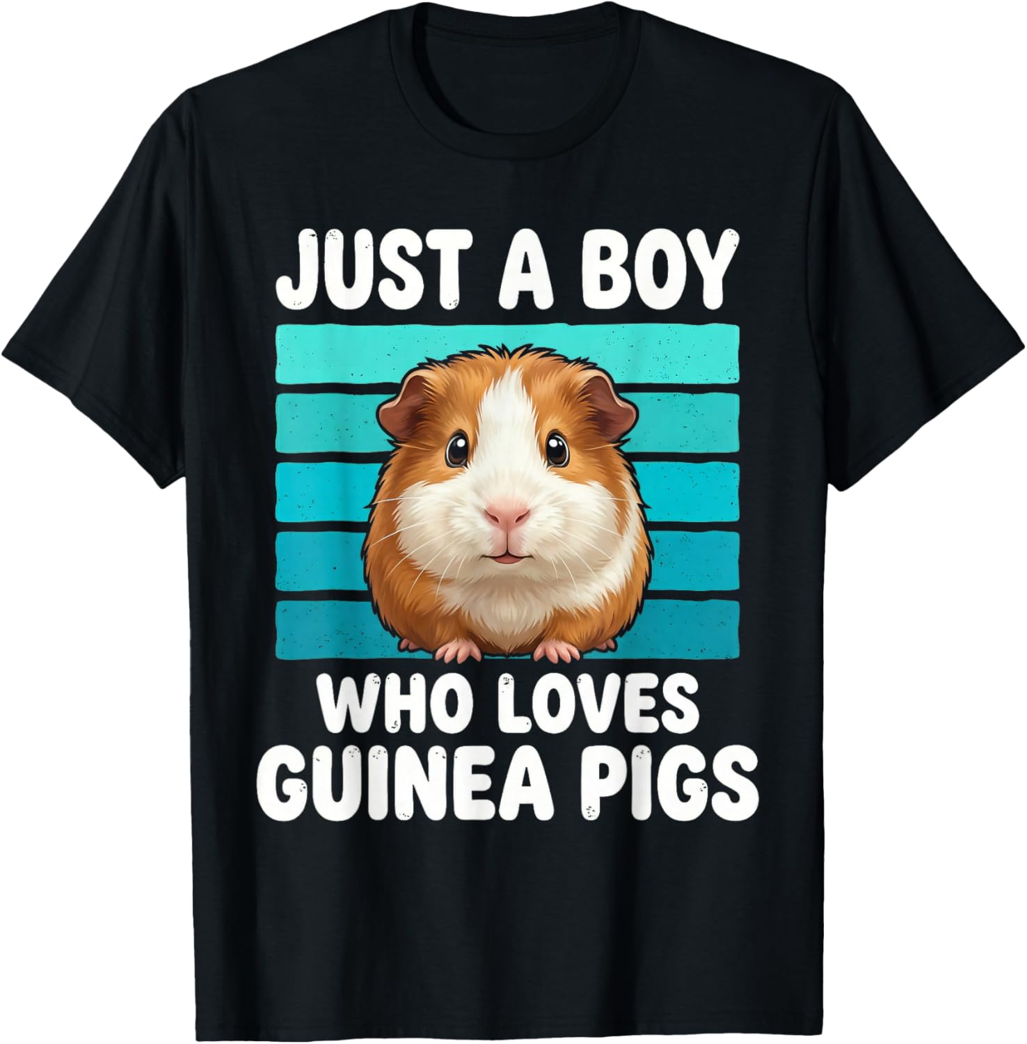 Just a Boy Who Loves Guinea Pig Funny Guinea Pig Kids Boys T-Shirt S разноцветный