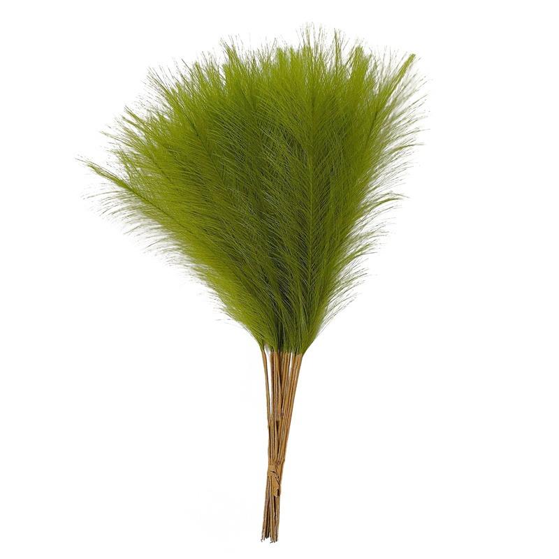

Практичный декор в стиле бохо из пампасной травы, цветок, искусственное растение, тростник, имитация, свадебная вечеринка, украшение для дома, искусственные цветы трава зеленый