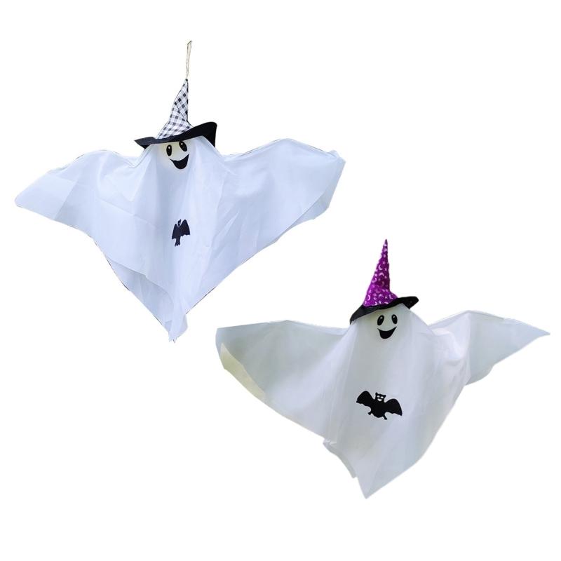 Horror Halloween Ornament Outdoor Geist Spukhaus Flucht Gruseliger Hängeanhänger für Vorgarten Terrasse Dekoration Requisiten