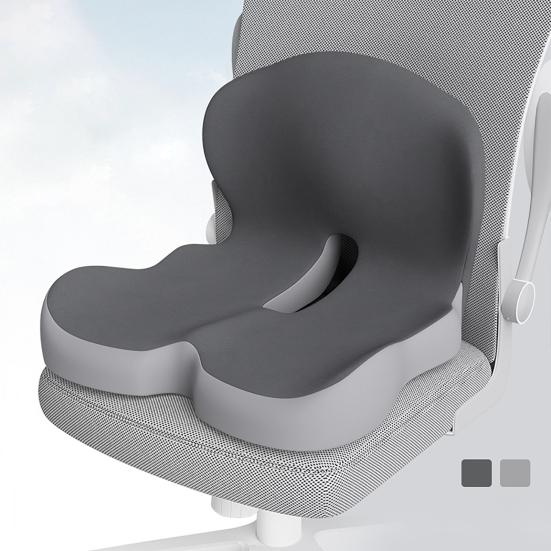 L-Shaped Integrated Seat Cushion Memory Foam Cushion with Lumbar Support Back And Seat Cushion for Tailbone Pain Relief Car Seat Office Chair