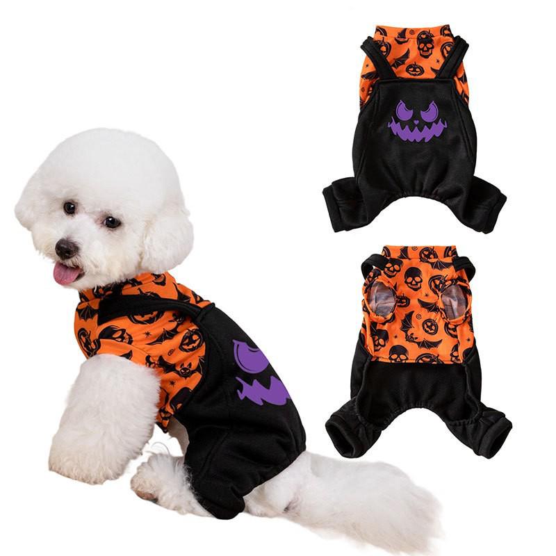 New Halloween Pet Costumes - Dog & Cat Autumn/Winter Dress-up Four-Legged Clothes
