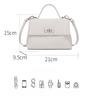 Cowhide Bag Women's Crossbody Bag Handbag Women's Niche Everything Small Square Bag Retro Commuter Shoulder Bag