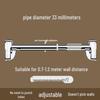 Retractable No-Drill Balcony Clothes Drying Rod, 304 Stainless Steel Hanger for Home Use