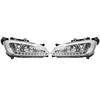זוג פנסי DRL (תאורת יום) לרכב כיסוי פנס ערפל עבור Hyundai Santa Fe IX45 2013 2015
