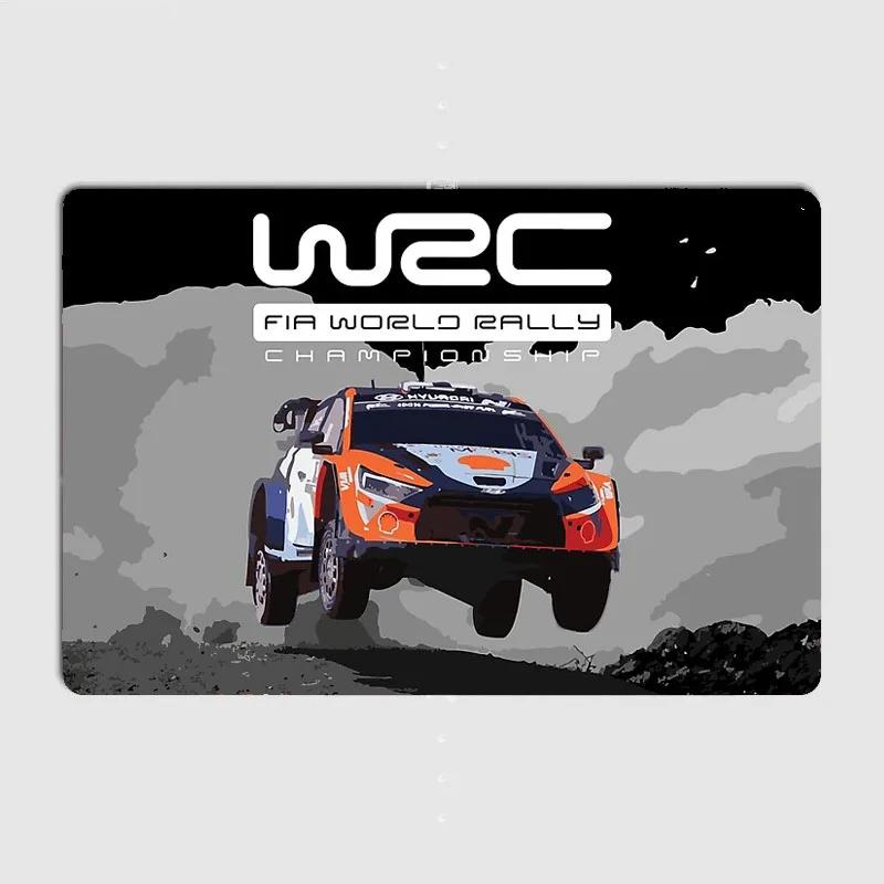 

Thierry Neuville WRC champion jump safari Rally car i20 Metal Sign Home Retro Posters Home Vintage Decoration Room Wall Decor 20x30cm（7.8x11.8inch）