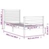 VidaXL Bed Frame with Headboard 90x200 Cm Solid Wood 3195011