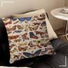 Vintage Classic Wall Art Plants Mushroom Medicine Pillow Cover For Bedroom Room And Living Room Sofa Decorative Cushion Cover