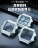 DIY diamond studded case for Casio 3299 small square AE-1200 1300 modified stainless steel case with diamond studded shell