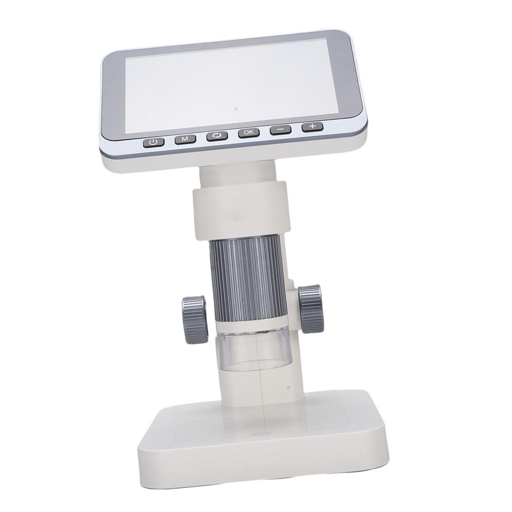 Electronic Microscope with 8 LED Lights 12MP 4.5 Inch Screen 5-32X Magnification Digital Magnifying Glass