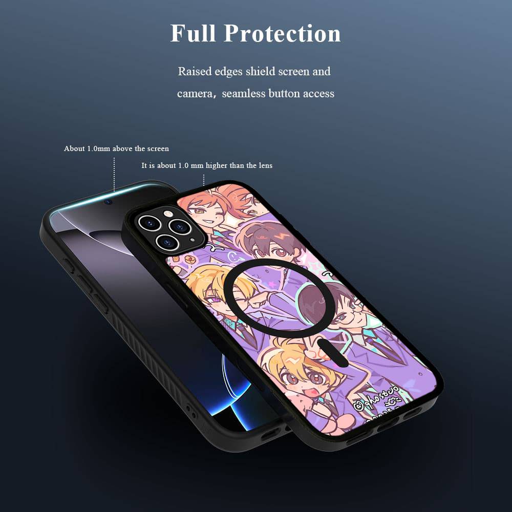 

Магнитный чехол для телефона Ouran High School Host Club для iPhone 17 16 15 14 13 12 Mini 11 Pro Max Plus Для чехла Magsafe iPhone 11