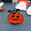 Enamel Cute Ghost Enamel Brooch Zinc Zinc Alloy Halloween Lapel Pin Pumpkin Metal Badge  Teenage