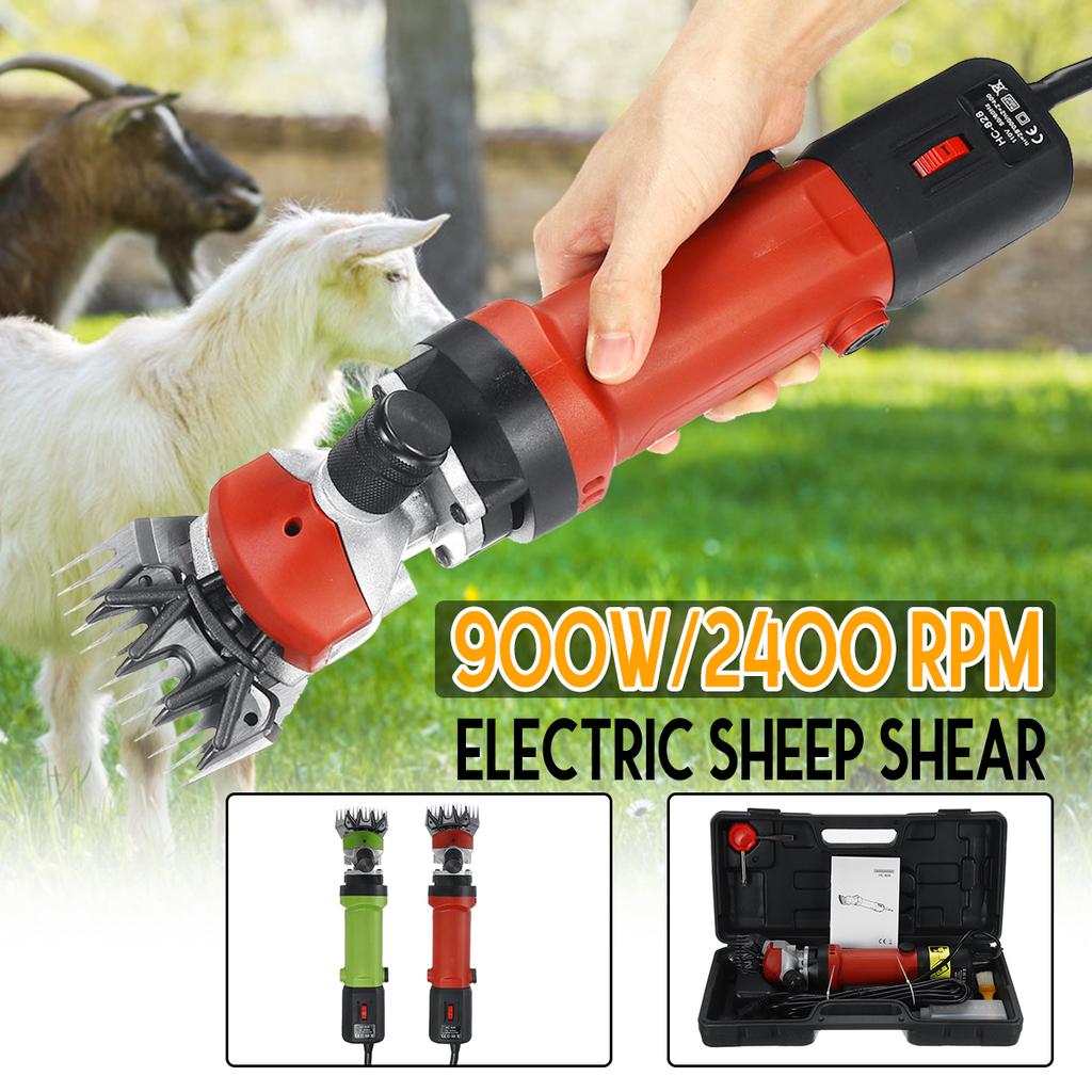 900W Electric Sheep Goat Shears Animal Grooming Shearing Wool Scissor Clipper