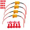 2Pcs Car LED Canbus Decoder 25W 25Ohm Load Resistors for Automobile Turn Signal Lantern License Plate Lamp Resistors Resistance