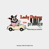 Funny New Driver Caution Sticker: Beginner Female Driver - Keep Safe Distance, Reflective & Waterproof for Rear Windshield