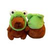 Capybara Plush Doll Cartoon Keychain Pendant Soft Stuffed Doll Backpack Pendant Car Bag Key Ring Decor Kid Gift Keychain