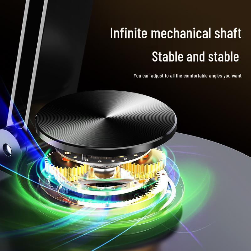 Rotatable & Foldable Desktop Phone and Tablet Stand, Ideal for Shows and Online Classes, All-Metal Multifunctional Holder for Convenience