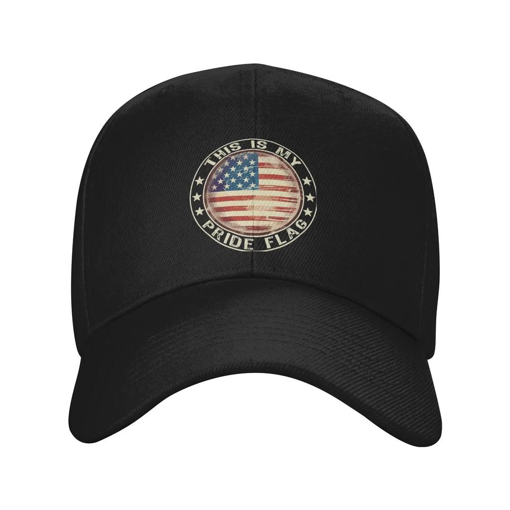 Unisex This Is My Pride Flag USA America Th of July Merch Baseball Cap Snapback Hat Retro Formal Headwear Adjustable