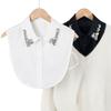 Top Neckwear Detachable Collar Cotton Lapel Fake Collar Shirt Fake Collar  Sweater Accessory