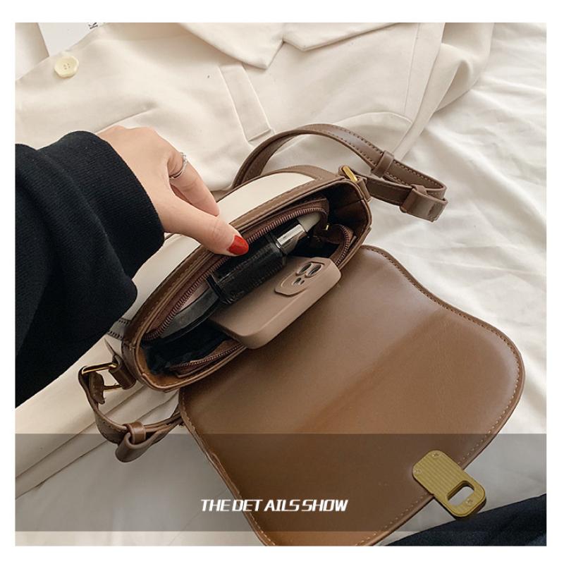 2026 New Trendy Fashi Shoulder Bag Retro Texture Women's Bag Casual Versatile Messenger Small Square Bag Underarm Small Bag