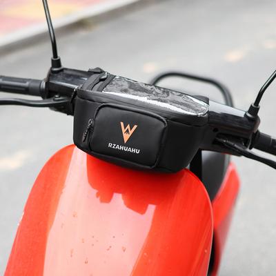 Touch Screen Sport Motorcycle Bag Large Capacity Front Fork Storage Bag Multifunction Waterproof for Electric Bike Motorcycle