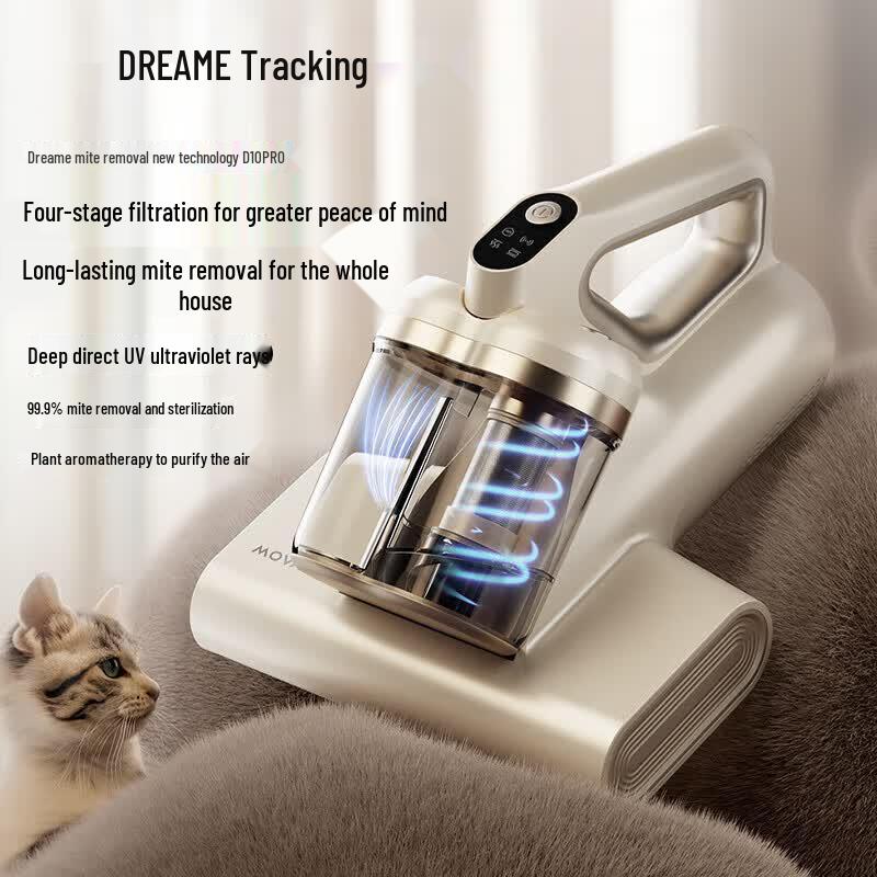 Dreame D10 Pro Dual-Cup Ultrasonic UV Dust Mite Vacuum CN plug (adapter included)