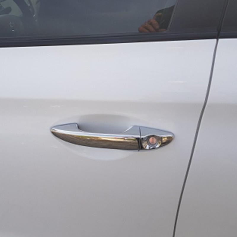 For Hyundai I10 Grand I10 X 2014 I20 Coupe Active MK2 2015 2016-2018   Door Handle Cover Trim ABS Chrome Car Accessories