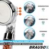 BRAUSOX Hand Shower Water Saving Shower Head Ionic Mineral Filter Shower