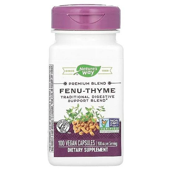 

Natures Way- Fenu-Thyme, 450 mg, 100 Capsules
