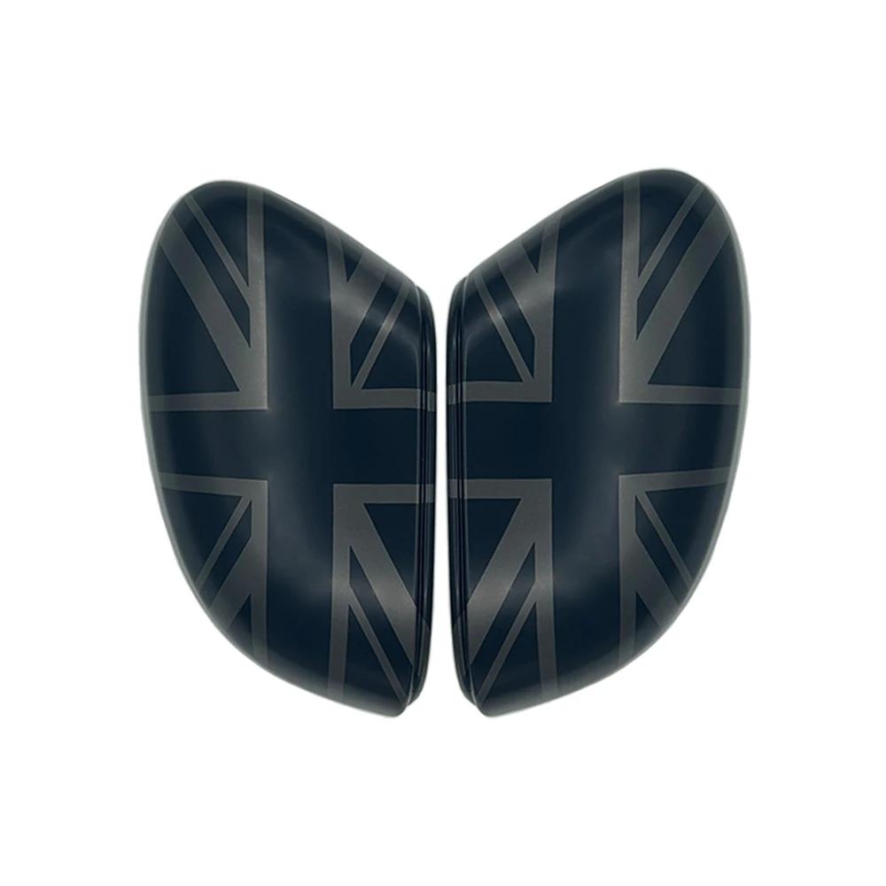 2Pcs/Set The Black Flag Car Shell Outside Rear View Mirror Covers For MINI COOPER U25 F66 F65 F67 Auto Accessories Cnjaw55