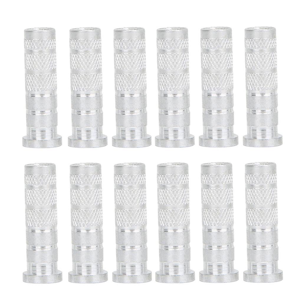 12pcs Replacements Archery Base Aluminum Inserts for Carbon Arrows 6.2mm