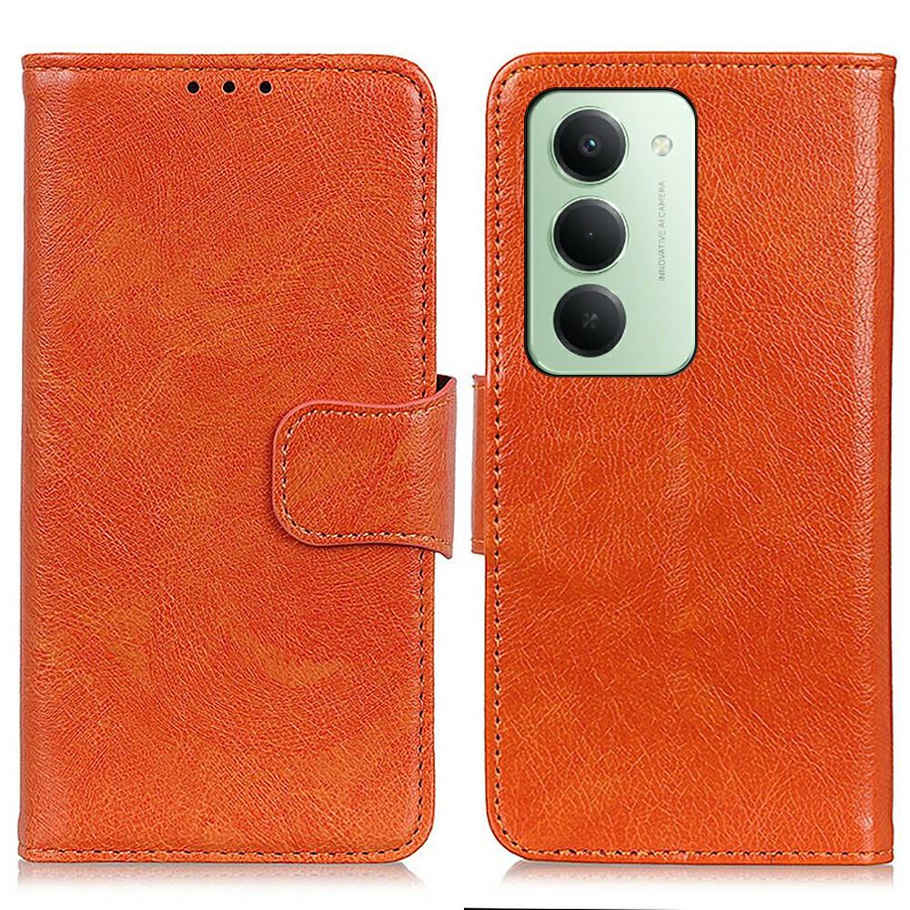 For Xiaomi Redmi 15 4G (EU) (171mm) Case Nappa Texture Split Leather Wallet Phone Cover