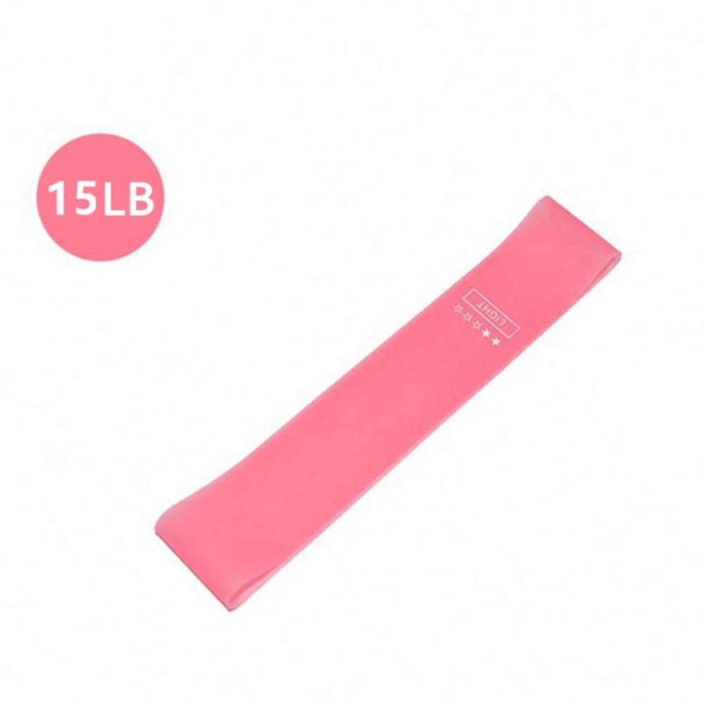 

1pc Portable Resistance Band, Women Squat Booty Glute Bands, Gym Yoga Exercise Equipment Stretch Bands For Legs & Arms Gym Accessories розовый