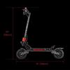 YUME Raptor Electric Scooter 6000W Dual  Motors 60V eScooter 11 Inch Tires Max Speed 80KM/H Max Range 96KM NFC Electric Scooter