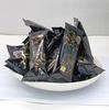 No Cane Sugar Black Wafer Sandwiches 300g/box - Whole Grain, Black Bean, Black Sesame Biscuits.