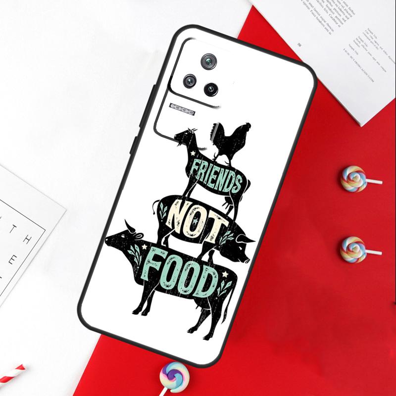 Vegan Vegetarian Quote Cover For Xiaomi 11T 12T 13T 14T Pro 13 14 15 Ultra POCO X7 Pro X3 X5 X6 F5 F6 M6 Pro Case
