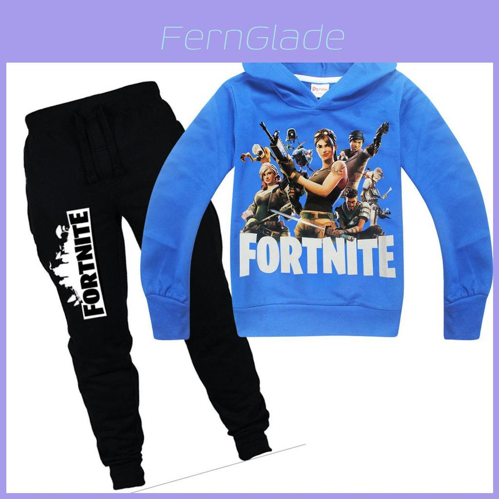 Hoodiespants Child Set Fortnite Hooded Clothing Sweatshirt Kids Clothing Game