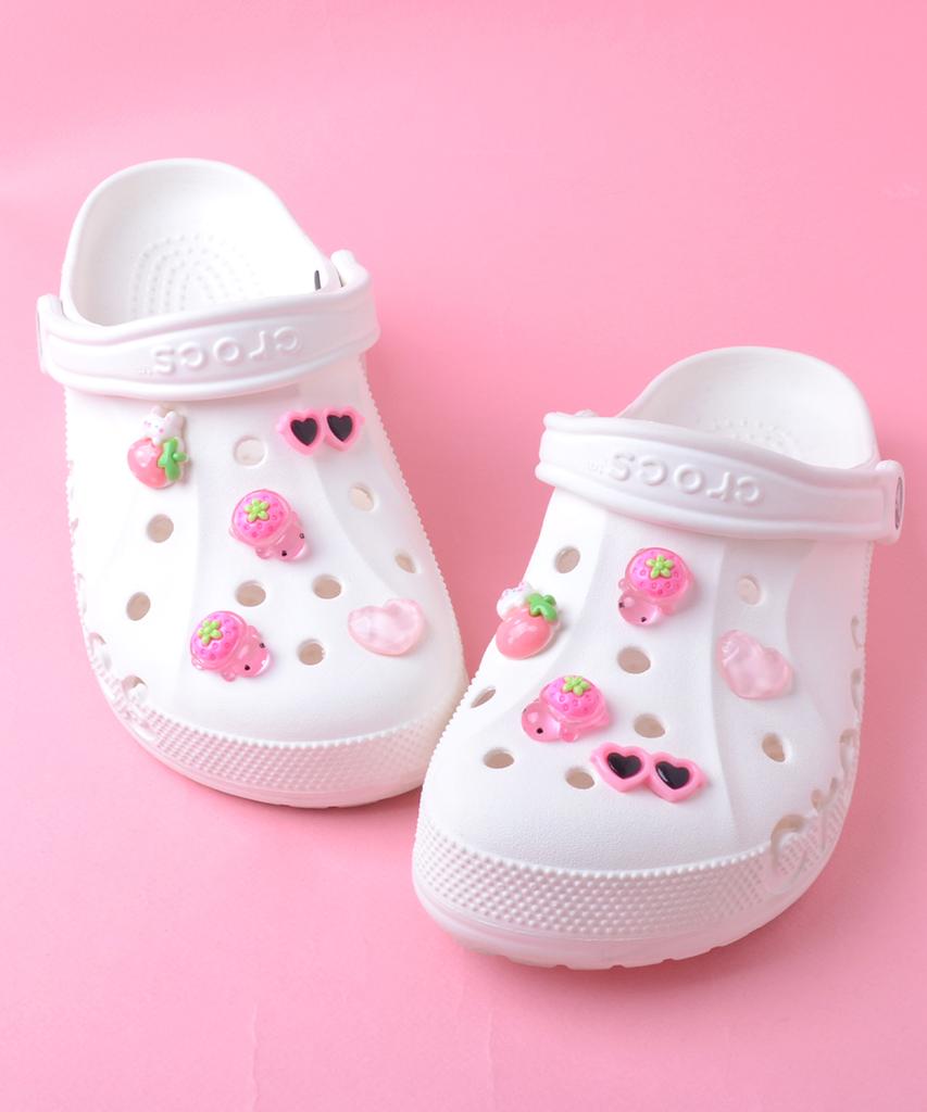 Merciband Fruit Turtle Shoe Accessory Parts 10-Piece Set Of 4 Types