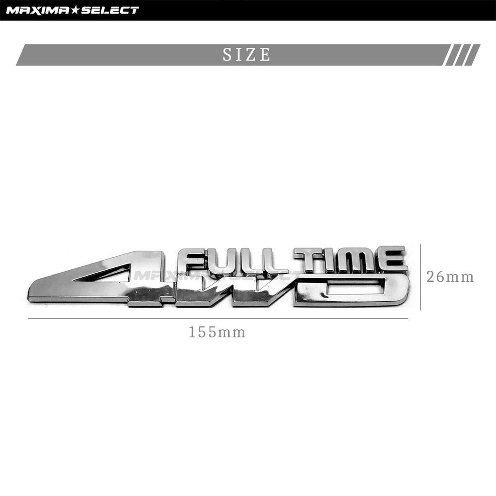 MAXIMASELECT FULL TIME 4WD Emblem AWD REAL TIME 4WD SUV Crocan Subaru Toyota, Nissan, Honda, Etc