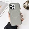 Thin Ring Magnetic Liquid Silicone Suitable for IPhone17promax Mobile Phone Case New Apple 16 Anti Fall 14 Soft Case