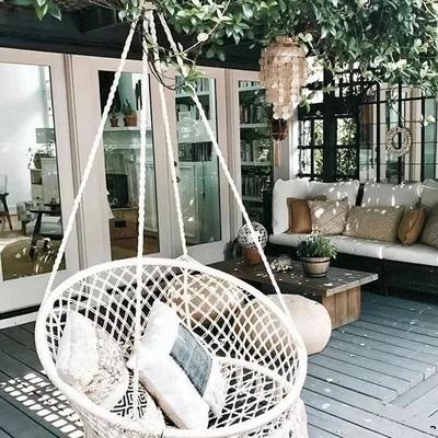 Nordic Tassel Hanging Chair - Indoor/Outdoor Swing for Kids & Adults