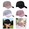Mesh Rhinestone Baseball Cap Breathable Duckbill Adjustable Summer Beach Sun Hat Protection