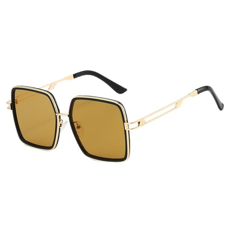 Modne Eleganckie Duże Oprawki Odporne na UV Retro Gradientowe Okulary Przeciwsłoneczne M5246 Dla Kobiet Mężczyzn