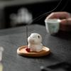Creative Cute Kitten Ceramic Incense Holder and Burner