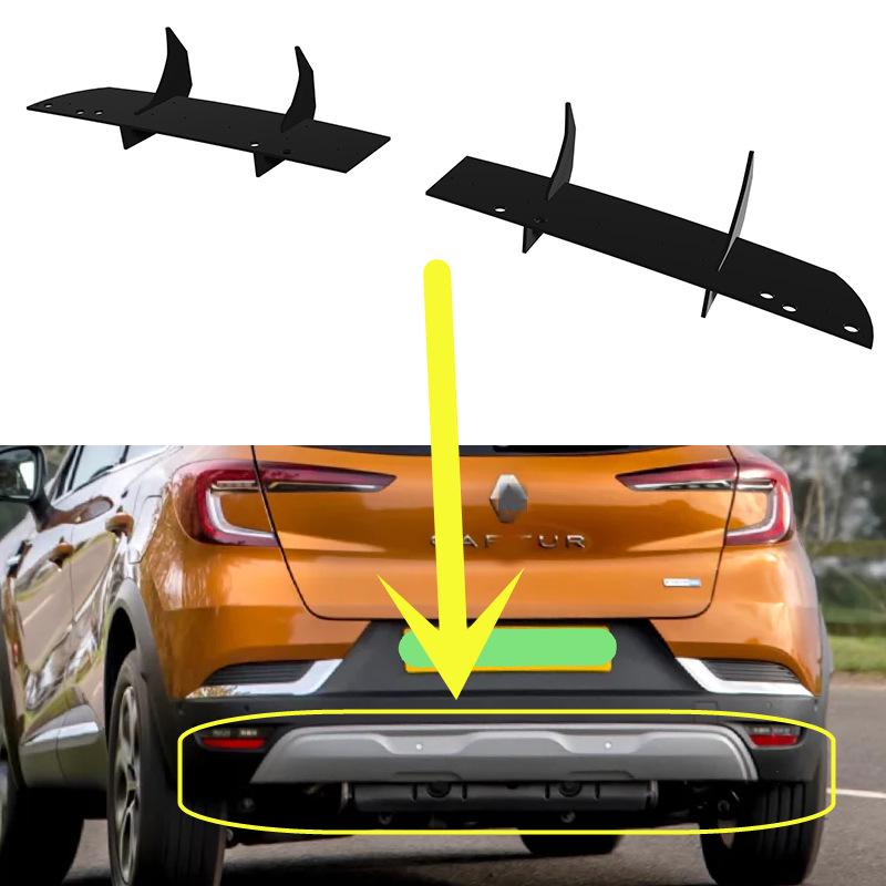 Spoiler Arrière Renault Captur E-Tech pour Modèles 2020-2022 - Accessoire Extérieur de Voiture