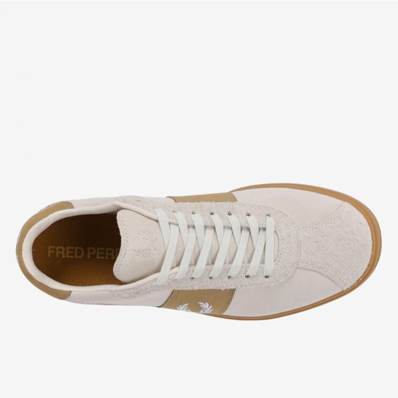 Fred Perry Men S Beige SneakerS B4 Suede Sfpm2438325 X44