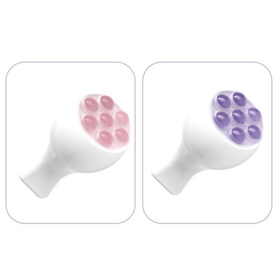 Jade Roller Face Massager Ice Roller Facial Guasha Tool 360 Degree Rotate Handheld Faux Crystal Ball Massager for Lift Firming Neck Skin Tightening