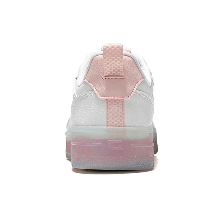 Li Ning Disney X  Collaboration Series Non-Slip Durable Low-Top Skate Shoes Women Sneaker White Pink AGCS020-3