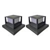 Solar Powered Post Light IP54 Waterproof Outdoor Column Patio Fence Light For Garden Decoration Courtyard Pathway Solar Lamp